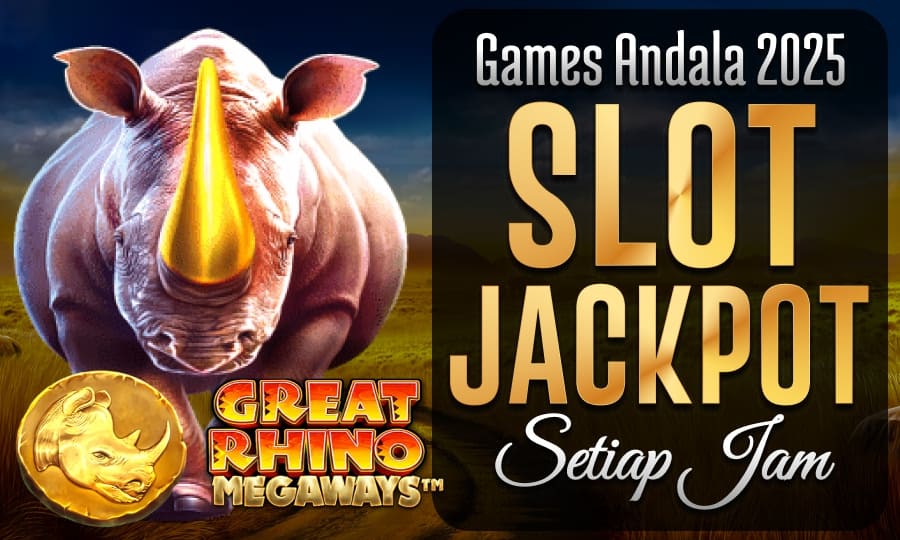 Game Terbaik Great Rhino Megaways Games Andala 2025 Merupakan Slot Jackpot Setiap Hari